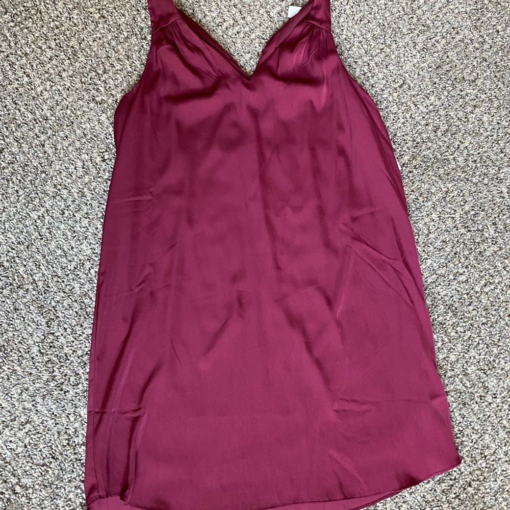Burgundy Dress